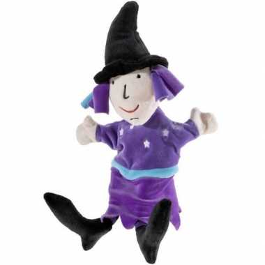 Heks handpop knuffel