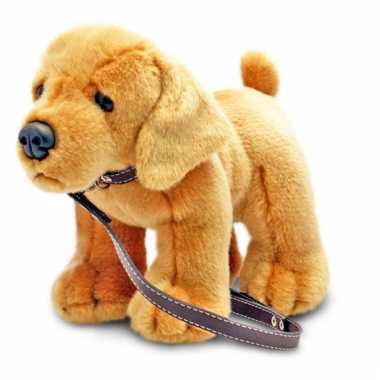 Knuffel labrador aan lijn