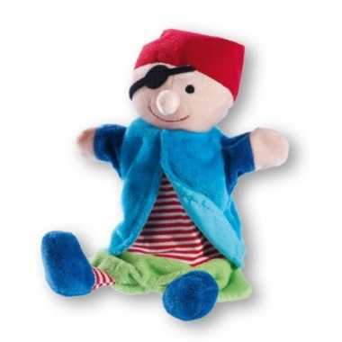 Piraat handpop knuffel