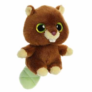 Pluche bruine bever knuffel