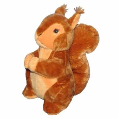 Pluche eekhoorn kraalogen knuffel