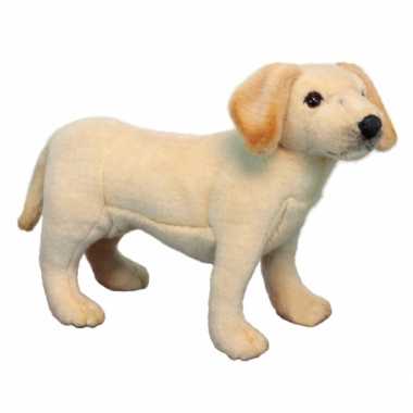 Staande pluche Labrador puppy  knuffel