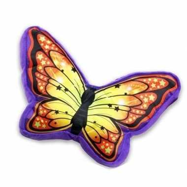 Woondecoratie kussen vlinder knuffel