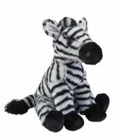 Afrikaanse dieren knuffels zebra bruin 10186522