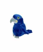 Blauwe papegaai knuffel 10055868