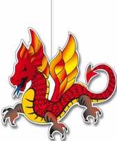 Chinese draken hang versiering knuffel