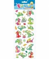 Draak stickervelletje knuffel