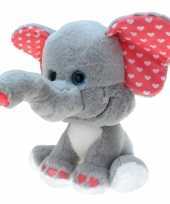 Grote pluche knuffel dier olifant