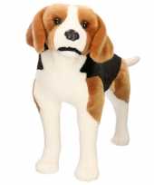 Huisdieren knuffels beagle hond bruin zwart 10211085