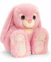 Keel toys pluche roze konijnen knuffel