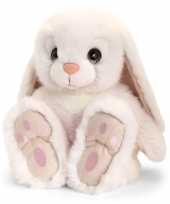 Keel toys pluche witte konijnen knuffel