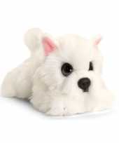 Keel toys pluche witte westie honden knuffel 10140858