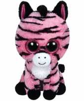 Knuffel beanie zoey zebra