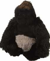 Knuffel pluche gorilla zwart
