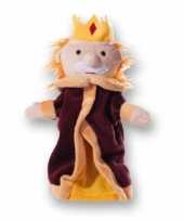 Koning handpop knuffel