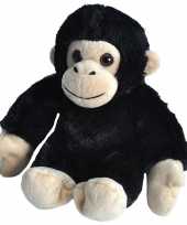 Pluche baby chimpansee aap knuffel