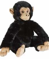 Pluche chimpansee aap apen knuffel
