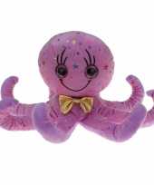 Pluche paarse octopus inktvis knuffel