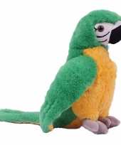 Pluche papegaai knuffel groen