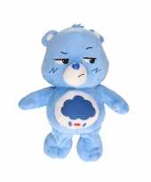 Pluche troetelbeertje knuffel blauw 10262132
