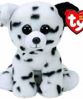 Pluche ty beanie dalmatier honden knuffel spencer