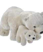 Pooldieren knuffels ijsbeer baby wit