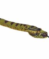 Reptielen knuffels anaconda groen