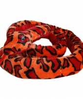 Reptielen knuffels slang oranje rood