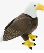 Roofvogel knuffels amerikaanse zeearend bruin wit 10163798