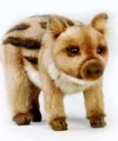 Staand pluche wild zwijn lang knuffel