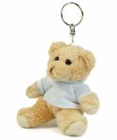 Teddybeer sleutelhanger knuffel