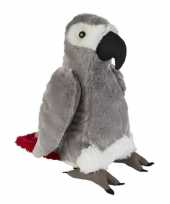 Vogel knuffels grijze roodstaartpapegaai 10189038