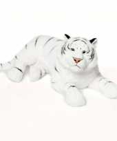 Witte tijger liggend wnf knuffel
