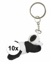 X pluche panda knuffel sleutelhangers