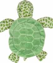 Zeedieren handpoppen knuffels schildpad groen